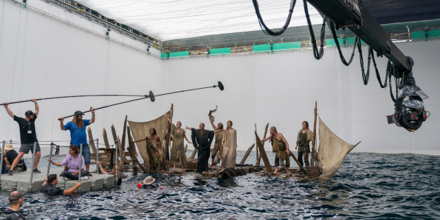 Rings of Power on set 